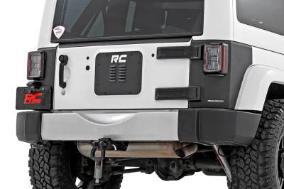 Rough Country Suspension Systems - Rough Country TC13022 Trail Cladding Rear Corner Guards for 07-18 Wrangler JK