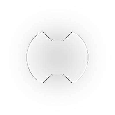 KC Hilites - KC HiLiTES 5120 SlimLite 6" LED Light Shield Clear