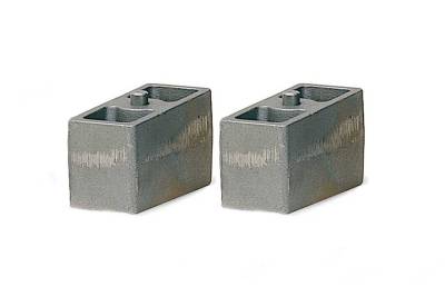 Fabtech - Fabtech FTSBK43 4" Block Kit x 3" WIDE w/Bumpstop