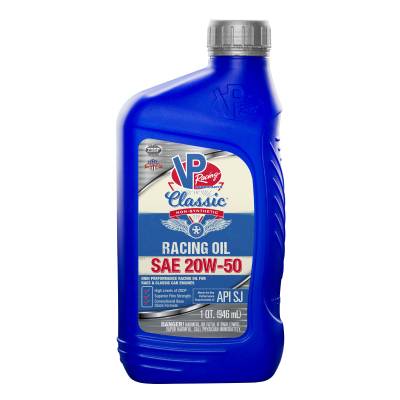 VP Racing Fuels - VP Racing Fuels 2691 VP SAE 20W-50 Classic Non Syn Racing Oil Qt