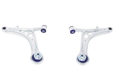 SuperPro - SuperPro ALOY0017K Alloy Front LCA Set +Caster for 15-21 Subaru WRX & STI