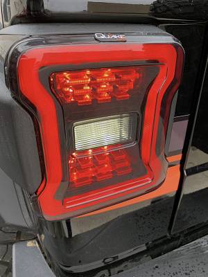 Quake LED - Quake LED QTE558 Blackout LED Replacement Taillights for Jeep JL