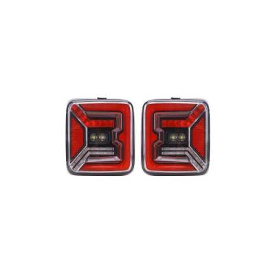 Quake LED - Quake LED QTE347 Tech LED Taillights for Jeep Wrangler JL