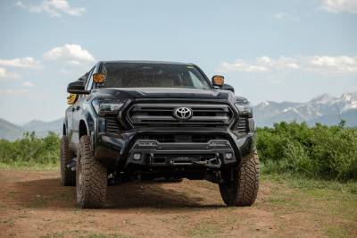 Smittybilt - Smittybilt 61258W Hidden Winch Front Bumper for 24+ Toyota Tacoma