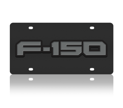 Eurosport Daytona - Eurosport Daytona 3505N3-7 Carbon Steel License Plate Ford F150 Logo