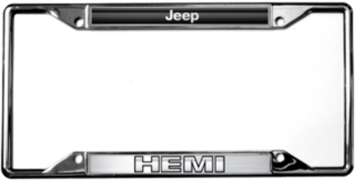 Eurosport Daytona - Eurosport Daytona 6463DL Daytona Lite License Frame Jeep Hemi for Jeep