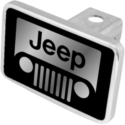 Eurosport Daytona - Eurosport Daytona 8414XL-1 Class III 2" Hitch Plug Jeep Grille Logo for Jeep