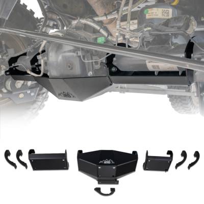 IAG Performance - IAG Performance IAG-BDY-F2309 Rock Armor Rear Differential Skid Plate 21+ Bronco