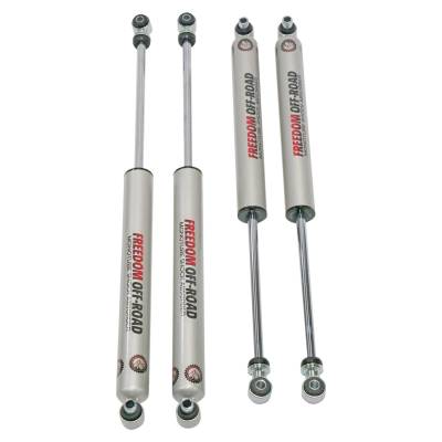 Freedom Off-Road - Freedom FO-J304F-MO+FO-J304R-MO Monotube Shocks 4PC for 18+ Wrangler JL