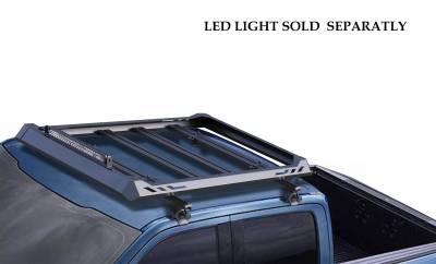 Black Horse Off Road - Black Horse TRRB260 Black Traveler Roof Rack for 16-23 Toyota Tacoma