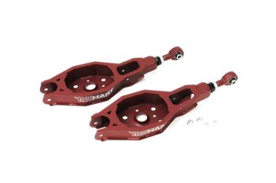 TruHart - TruHart TH-H122-PB Rear Lower Control Arms w/Pillowball for 16-21 Honda Civic