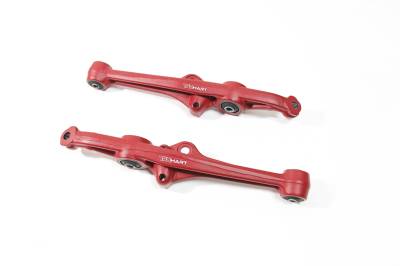TruHart - TruHart TH-H106 Front Lower Control Arms Red for 88-91 Honda Civic/CRX