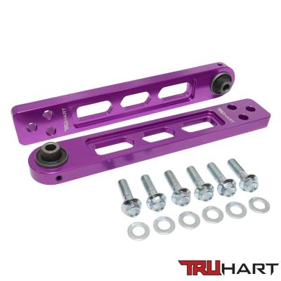TruHart - TruHart TH-H103-1-PU Rear Lower Control Arms Purple for 01-05 Honda Civic