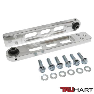 TruHart - TruHart TH-H103-1-PO Rear Lower Control Arms Polished for 01-05 Honda Civic