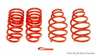 BMR Suspension - BMR Suspension SP022R Lowering Spring Kit 4Pc 1.4" Drop