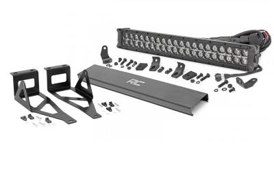 Rough Country Suspension Systems - Rough Country Bumper Mount 20" LED Light Bar Kit 05-07 Super Duty 70665DRL