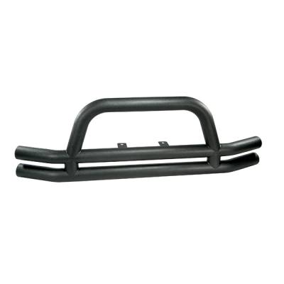 Rugged Ridge - Rugged Ridge 11561.01 3" Double Tube Front Bumper Black for CJ Wrangler
