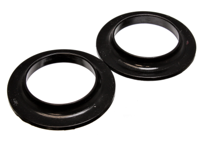 Energy Suspension - Energy Suspension 9.6108G Coil Spring Isolator Set Rear Polyurethane Black
