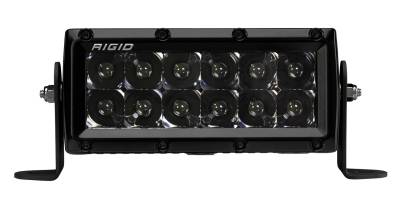 Rigid Industries - Rigid Industries E-Series Pro 6" Midnight LED Light Bar Spot 106213BLK