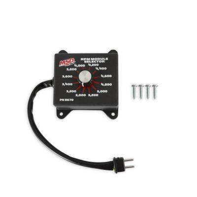 MSD - MSD Ignition 8670 Engine RPM Limiter Selector Switch 3.0K-5.2K