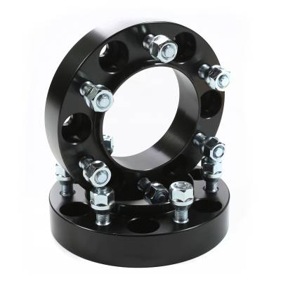 Rugged Ridge - Rugged Ridge 1.25" Aluminum Wheel Spacer 6x5.5 Pair Black 15201.12