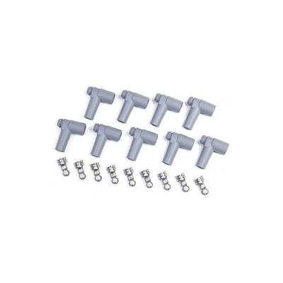 MSD - MSD Ignition 8849 Distributor Spark Plug Boot & Terminal Kit 90-DEG HEI Gray