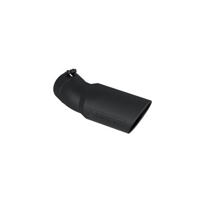 MBRP Exhaust - MBRP Exhaust T5154BLK Tip 6" OD 5" Inlet 15.5" Length 30-DEG Bend Black