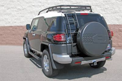 Dee Zee - Dee Zee DZ760611 UltraBlack Mounted Ladder for 07-14 Toyota FJ Cruiser