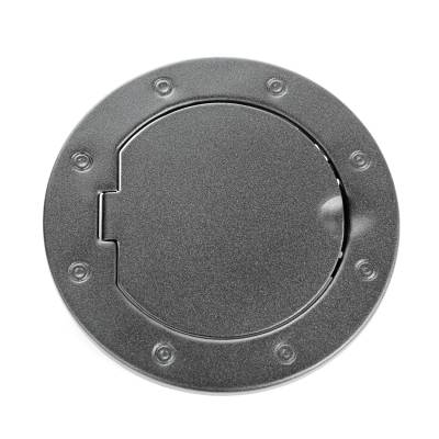 Rugged Ridge - Rugged Ridge Non-Locking Gas Cap Door Black for Wrangler JK 11229.05