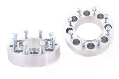 Rough Country Suspension Systems - Rough Country 2" 8x170 Aluminum Wheel Spacers Pair 03-24 Super Duty 1094A