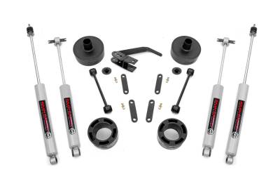 Rough Country Suspension Systems - Rough Country 2.5" Suspension Lift Kit for 07-18 Jeep Wrangler JK 4WD 65730