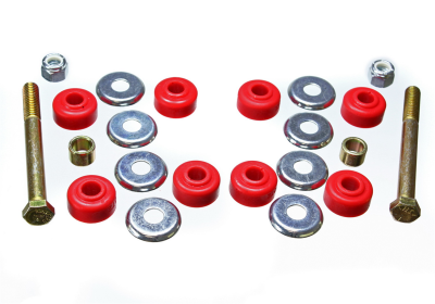 Energy Suspension - Energy Suspension 16.8104R End Link Bushing Set Front Polyurethane Red