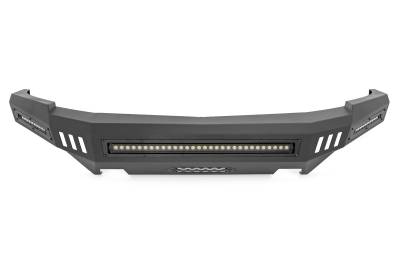 Rough Country Suspension Systems - Rough Country 10911 High Clearance Black Front Bumper for 07-13 Silverado 1500