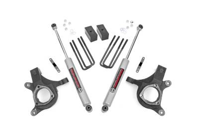 Rough Country Suspension Systems - Rough Country 3" Suspension Lift Kit 07-13 Silverado/Sierra 1500 RWD 10730