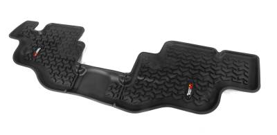 Rugged Ridge - Rugged Ridge 12950.22 Floor Liner Rear Black for 76-95 Jeep CJ7/Wrangler YJ