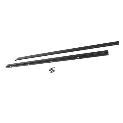 Rampage - Rampage 901001 Windshield Channel Black for 76-95 Jeep CJ5/CJ7/CJ8 Wrangler YJ