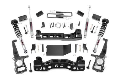 Rough Country Suspension Systems - Rough Country 4" Suspension Lift Kit 11-13 Ford F150 4WD 57432