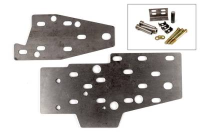 JKS - JKS JKSOGS960 Front Reinforcement Plate Driver Side for 84-01 Cherokee XJ MJ