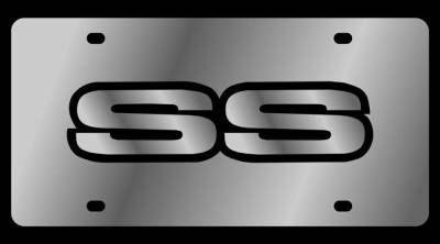 Eurosport Daytona - Eurosport Daytona 1361-1 Stainless License Plate SS Logo