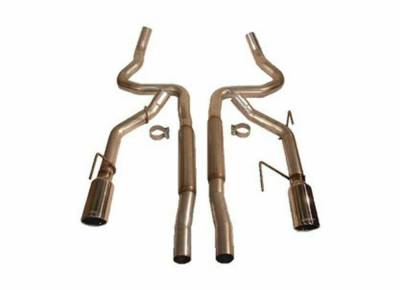Roush Performance - Roush Performance 403936 Axle-Back Exhaust System for 05-09 Mustang GT/GT500