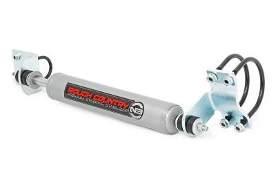 Rough Country Suspension Systems - Rough Country 8737530 0-6" Lift N3 Steering Stabilizer for 86-98 Ford F350 4WD