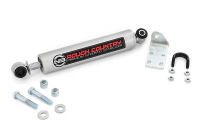 Rough Country Suspension Systems - Rough Country N3 Single Steering Stabilizer 4"-6" Lift Silverado/Sierra 8732030
