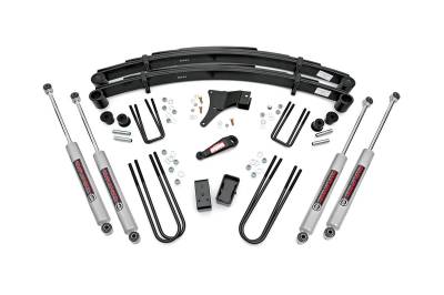 Rough Country Suspension Systems - Rough Country 4918630 4" Suspension Lift Kit for 86-98 Ford F350 4WD