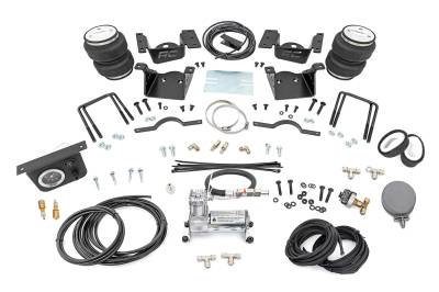 Rough Country Suspension Systems - Rough Country Rear Air Spring Kit w/Compressor Silverado/Sierra HD 10007C