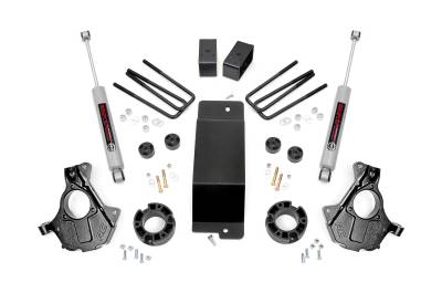 Rough Country Suspension Systems - Rough Country 3.5" Suspension Lift Kit 07-13 Silverado/Sierra 1500 4WD 11930