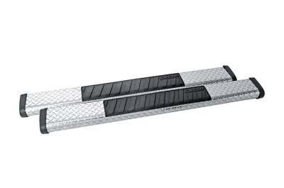 Dee Zee - Dee Zee DZ16402 6" Oval Cab Length Brite-Tread Aluminum Side Step Reg Cab