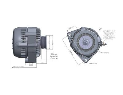 Holley - Holley Performance 197-303 Alternator