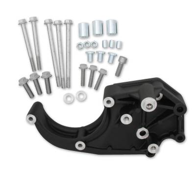 Holley - Holley Performance 20-134BK Accessory Drive Mount/Bracket Kit for GM Car w/LS