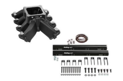Holley - Holley Performance 300-294BK Race Intake Manifold for 1900 GM LS Car 294-427