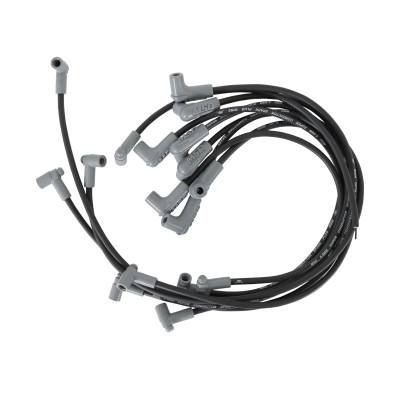 MSD - MSD Ignition 31353 Custom Black Super Conductor for Small Block Chevy